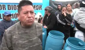 Damnificado de incendio en Pamplona Alta denuncia falta de agua: "Congresistas y ministros vinieron para la foto y el tiktok"