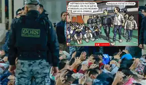 Una pantomima tipo Bukele: Carlincatura satiriza los operativos de un alto funcionario en las cárceles del país