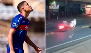 Promesa del futbol brasileño murió tras insólito accidente de tránsito: chocó su moto contra una vaca