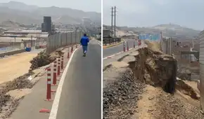 Ventanilla: colapsa tramo de la av. Néstor Gambetta pocos días después de su inauguración, MTC destinó S/218.000