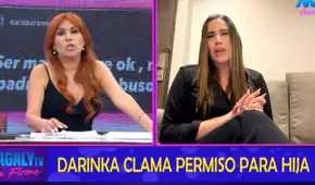 Darinka Ramírez pasa tenso momento tras ser confrontada por Magaly  por el régimen de visitas de Farfán a su hija