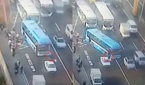 Taxista muere arrollado por un bus tras reclamarle al conductor por choque en la Panamericana Sur: chofer acumulaba 22 papeletas