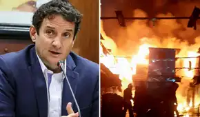 Renzo Reggiardo insinúa que incendios ocurridos hoy en el Centro de Lima tendría vínculo con la marcha de la Generación Z