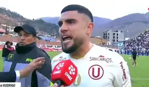 Rodrigo Ureña eufórico tras ganar el tricampeonato con Universitario: "Que sigan llorando, inventando excusas, hemos sido los mejores"