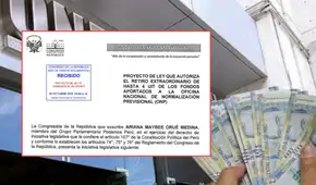 Retiro de ONP: presentan proyecto de ley para retirar hasta 4 UIT