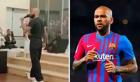 Dani Alves sorprende al mundo al ser visto en nueva faceta: de jugar en Barcelona a predicar en iglesias cristianas Dani Alves sorprende al mundo al ser visto en nueva faceta: de jugar en Barcelona a predicar en iglesias cristianas