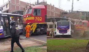 Chofer de bus de la línea 10A revela que estaba atrapado en el tráfico cuando tren lo chocó: "Los autos estaban pegados"