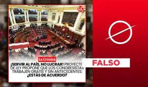 El Congreso del Perú no recibió un proyecto ley para que congresistas trabajen sin cobrar pensión
