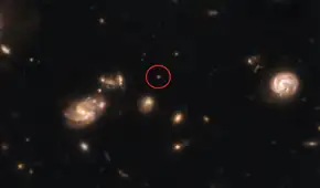 Astrónomos descubren un objeto muy brillante que podría ser la primera galaxia del universo