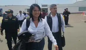 Keiko Fujimori arriba a Trujillo para anunciar su cuarta postulación la Presidencia