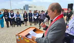 Trabajadores de la Sede Judicial de Ilo recibieron con fe y devoción al Señor de los Milagros