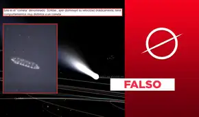 Este video no muestra desaceleración del “Cometa 3I Atlas”: se trata de una molécula microscópica