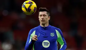 Robert Lewandowski trabajó junto a sus compañeros y está listo para reaparecer ante el Elche