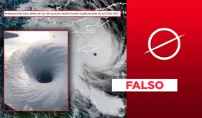 Este video no muestra el ojo del Huracán Melisa a través de un avión: fue hecho con IA