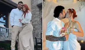 Milena Zárate se casó con el tatuador Carlos Mendoza en una boda simbólica en Estados Unidos: “Nuestra locura de amor”