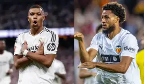 Alineaciones Real Madrid vs Valencia HOY vía DSports EN VIVO LaLiga EA Sports: Mbappé y Vinicius titulares