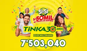 Sorteo de La Tinka del 2 de noviembre: resultados completos y ganadores del Pozo Millonario
