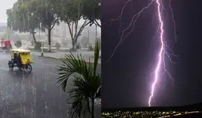 Alerta naranja: Senamhi pronostica lluvias intensas con descargas eléctricas en estas regiones del país