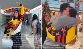 Korina Rivadeneira regresó a Venezuela tras 10 años y se reencontró con su familia, pero reveló problemas: “Varados en Caracas”