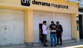 Falsos obreros asaltan local de la Derrama Magisterial en Piura: Policía logra capturar a uno tras intensa persecución Falsos obreros asaltan local de la Derrama Magisterial en Piura: Policía logra capturar a uno tras intensa persecución