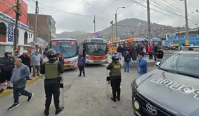 Así amanece Lima durante el paro de transportistas durante el 4 de noviembre: largas colas y buses escasos