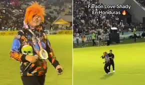 Faraón Love Shady animó el medio tiempo de partido de tiktokers entre Honduras y Nicaragua y causa revuelo en redes