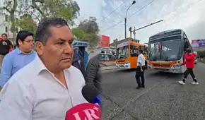 Gerente de buses Nueva América denuncia que PNP y ATU detuvieron 36 unidades durante paro: "Ellos generaron el desorden"