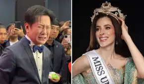 Mr. Nawat llora en el Miss Universo 2025 y pide disculpas a miss México, Fátima Bosch, por insultarla