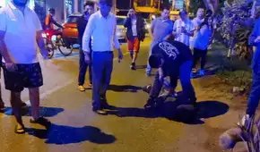 Hombre armado frustra robo y salva a pareja de cuatro delincuentes en Los Olivos: uno de ellos terminó herido de bala