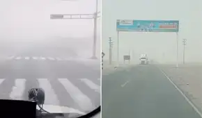 Reportan tormenta de arena en Ica: Lima y 7 regiones en alerta naranja del Senamhi por fuertes vientos