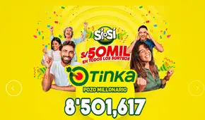 Sorteo de La Tinka del 9 de noviembre: resultados completos y ganadores del Pozo Millonario