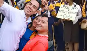 Alcalde de Comas, Ulises Villegas, utiliza a escolares para dar arengas a favor de José Jerí