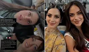 Fátima Bosch y Karla Bacigalupo niegan supuesta rivalidad entre ellas en el Miss Universo: ''Aquí todo good''