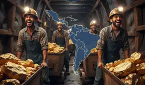 El país de América Latina con la mayor producción de oro con 130 toneladas: ¿qué puestos ocupan Brasil y Perú?