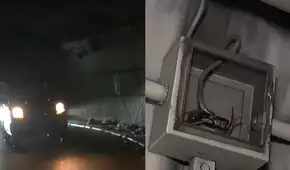 Túnel frente a Megaplaza lleva más de un año sin luz ni mantenimiento: denuncian abandono municipal