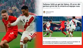 Medios rusos reaccionan con asombro tras el empate con Perú en amistoso internacional FIFA 2025: ''Perdieron absurdamente la victoria contra los peruanos''