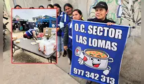 A un mes del incendio en Pamplona Alta, ollas comunes de SJM exigen mayor apoyo para costear alimentos: "No se olviden de nosotros"