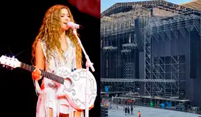 Shakira ya está en Lima: conoce cómo luce el escenario instalado para los conciertos de la colombiana en el Estadio Nacional