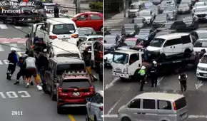 Ocho fiscalizadores de la ATU resultan heridos tras ataque de colectiveros por multa millonaria en San Borja Ocho fiscalizadores de la ATU resultan heridos tras ataque de colectiveros por multa millonaria en San Borja