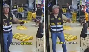 Agente de la PNP causa indignación tras comentario sobre ropa incautada en operativo en Gamarra: “Esas tallas son tuyas”