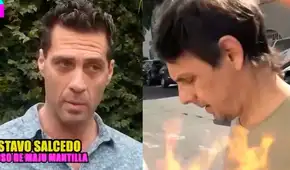 Exproductor de Maju Mantilla reaparece tras disculpas de Gustavo Salcedo, pero tiene insólita reacción con reportero de 'Amor y fuego'
