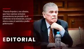 El Fujimorismo se saca la careta
