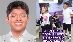 Stiven Franco de La Bella Luz causa furor al mostrar su entrenamiento vocal corriendo: "Talento de sobra"