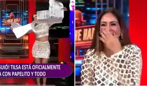 Tilsa Lozano destruye el acta de divorcio y celebra su libertad con mucha emoción: ''Voy a llorar de felicidad''