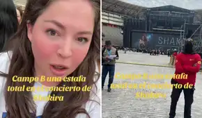 Peruana pagó S/1.700 por Campo B en concierto de Shakira y se entera que no tendrá acceso a pasarela: “Es injusto”