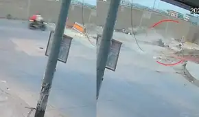 Dos motociclistas caen 3 metros abajo en forado por obras de Sedapal en Villa El Salvador: "No había señalización"