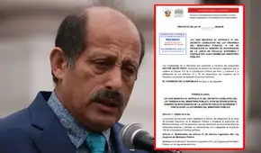 Héctor Valer no solo busca modificar Ley Orgánica del Poder Judicial: ahora plantea aumentar el número de fiscales supremos