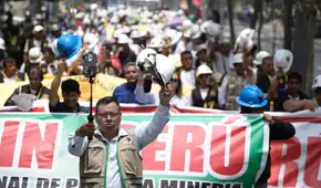 Mineros celebran avance de ampliación del Reinfo: "No nos moveremos hasta que se apruebe en el Pleno"