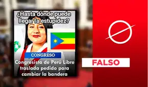 Congresista Nieves Limachi traslado propuesta ciudadana de modificar la bandera del Perú en 2022: no es una iniciativa reciente
