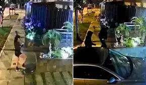 Mujer es asaltada por delincuentes armados mientras hacía ejercicios frente a su edificio en Miraflores